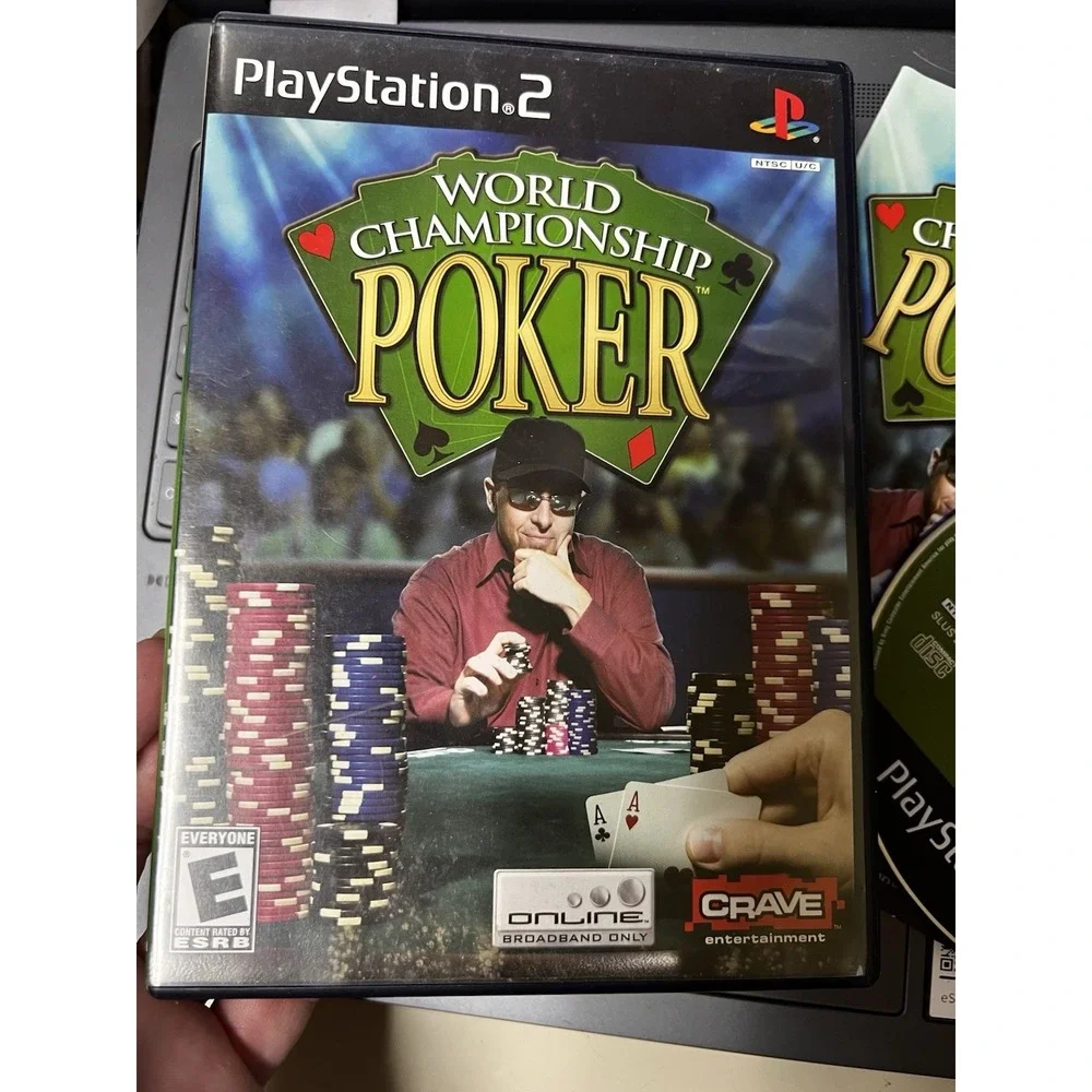World Championship Poker Sony PlayStation 2 PS2 Crave‎ Complete CIB C-39926-4